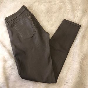 Reversible waxed jeans